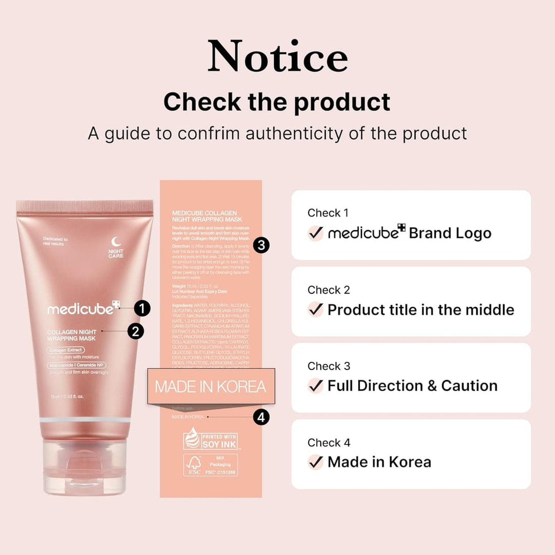 Medicube Collagen Night Wrapping Mask Save 22%