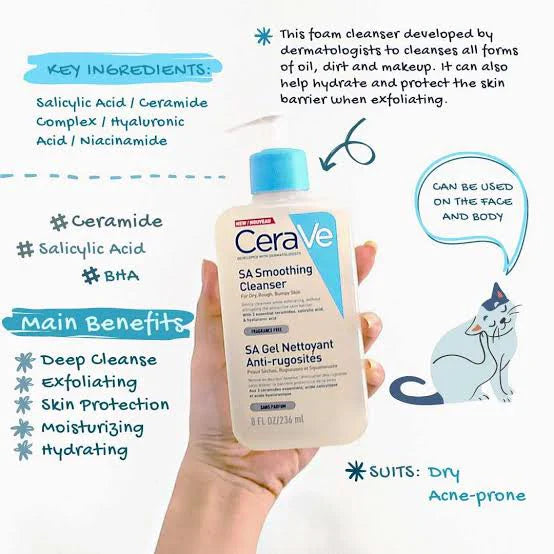CeraVe Renewing SA Cleanser (237 ml)