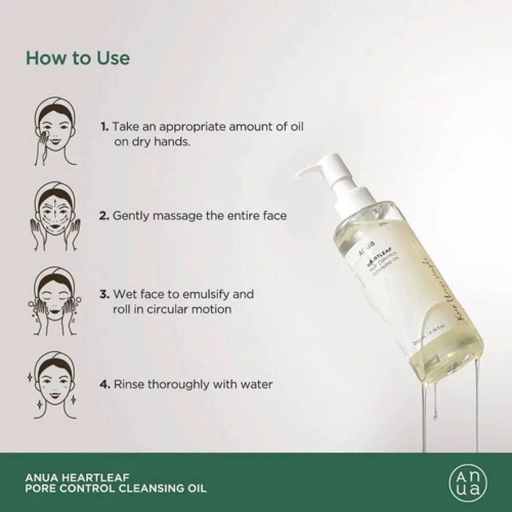 Anua Heartleaf Pore Cleansing Oil